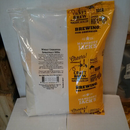 Wheat Unhopped Dry Spray Malt 500g