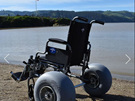 WheelEEZ® Beach Wheelchair Rear Conversion Kit
