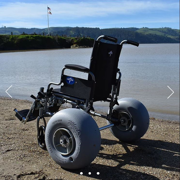 WheelEEZ® Beach Wheelchair Rear Conversion Kit