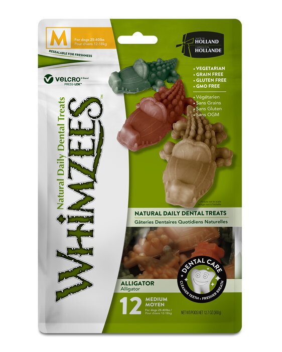 Whimzees Alligator Dental Dog Treats