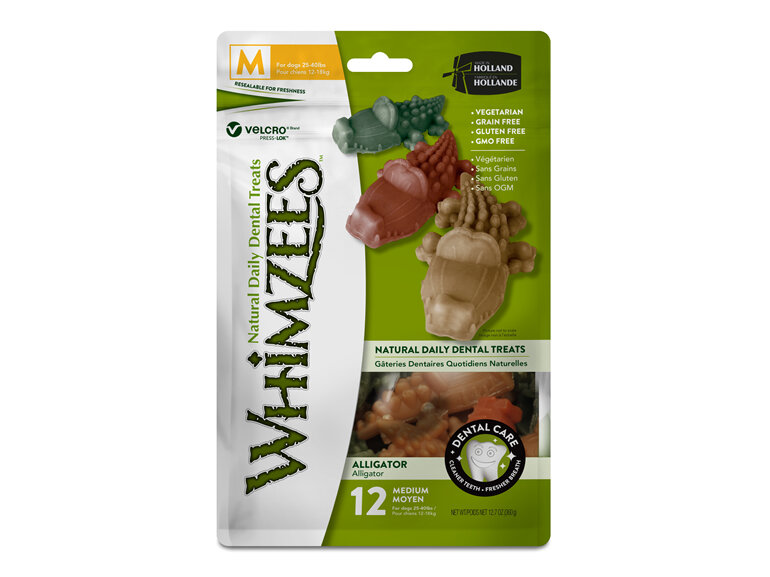 Whimzees Alligator Dental Dog Treats