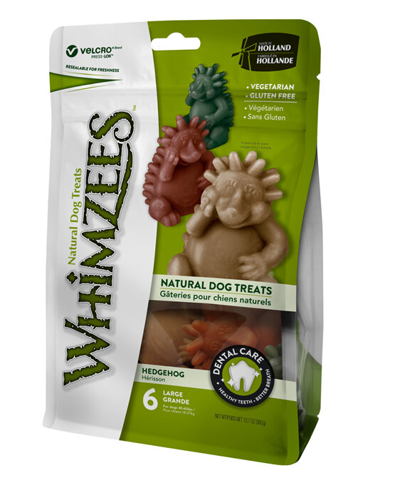 Whimzees Hedgehog Dental Dog Treats