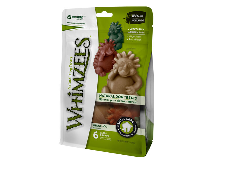 Whimzees Hedgehog Dental Dog Treats