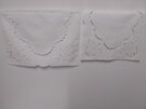 white#cotton#doilie#set#embrodiered