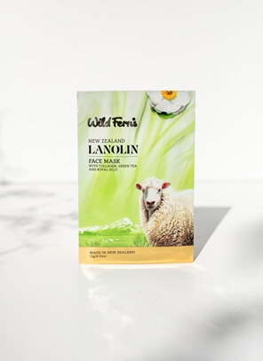 Wild Ferns Lanolin Face Mask with Collagen, Green Tea and Royal Jelly 12g - 6 Sachets