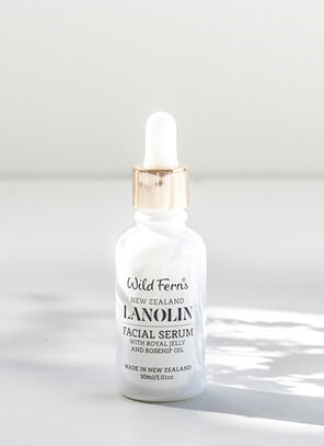 Wild Ferns Lanolin Facial Serum with Royal Jelly and Rosehip Oil 30ml