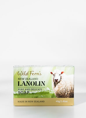 Wild Ferns Lanolin Pure and Delicate Guest Soap 40g