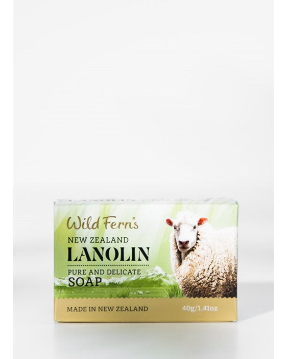 Wild Ferns Lanolin Pure and Delicate Guest Soap 40g