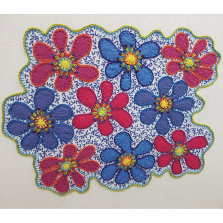 Wild Flowers Embroidery Kit