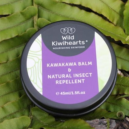 Wild Kiwihearts Kawakawa Balm & Natural Insect Repellent 45ml