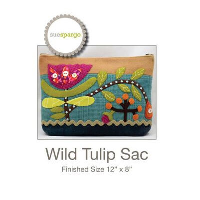 Wild Tulip Sac by Sue Spargo