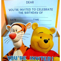 Winnie the Pooh - Invites pack of 8
