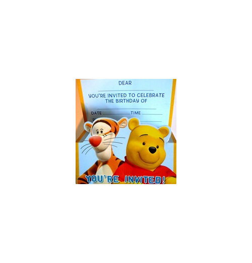 Winnie the Pooh - Invites pack of 8