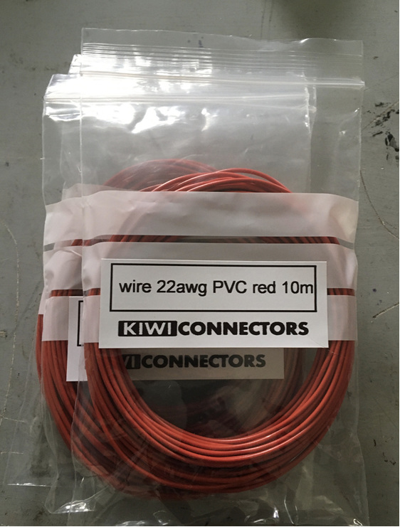 wire 22 awg pvc red