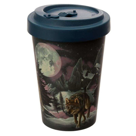 Wolf Biodegradable Travel Mug