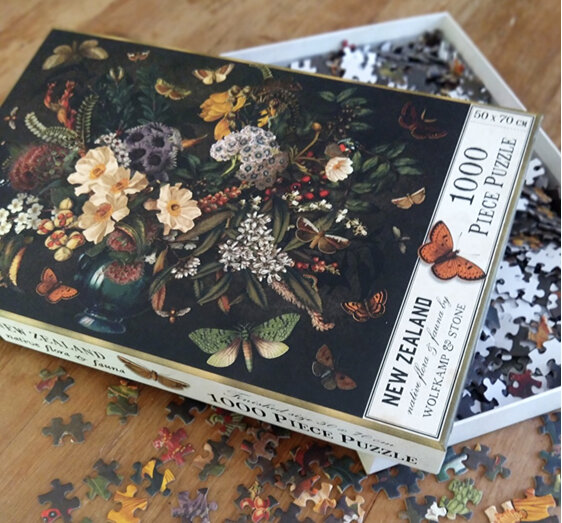 Wolfkamp flora fauna vintage 1000 puzzle