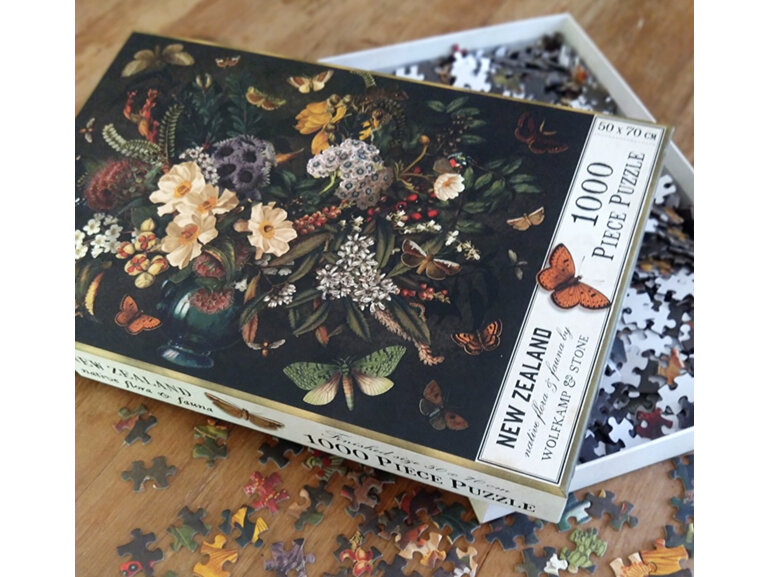 Wolfkamp flora fauna vintage 1000 puzzle