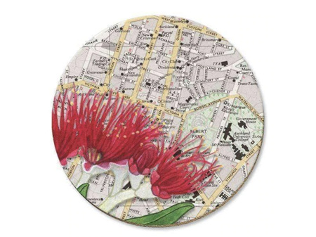 Wolfkamp & Stone Coaster Auckland City Map