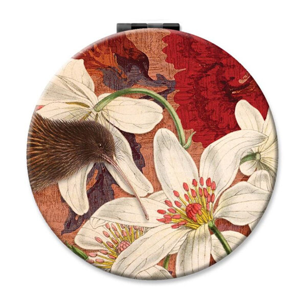 Wolfkamp & Stone - Kiwi and Clematis Cosmetic Mirror