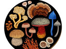 Wolfkamp & Stone NZ Fungi Placemat Bolete home mushrooms
