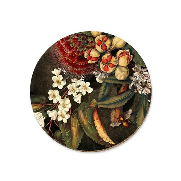 Wolfkamp & Stone Old Master Kohekohe Pods & Flowers Coaster