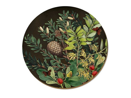 Wolfkamp & Stone Old Master Placemat Pine Cone & Berries