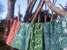 Wolfkamp & Stone Tea Towel - Rata Trail Orange Tangled Up in Puru