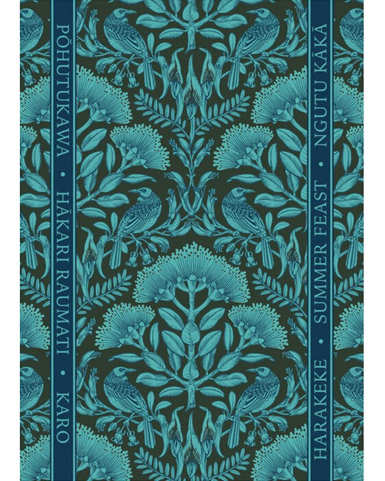 Wolfkamp & Stone Tea Towel - Raumati Turquoise