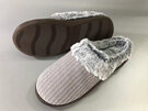 Womens Cotton Fur Slippers Charcoal XSmall (Size 5-6) [8632]