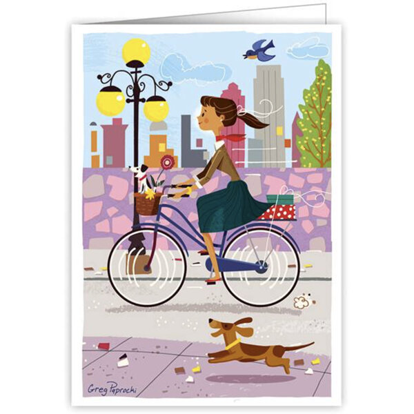 Wonderland Cycling Days Card by Quire Publishing