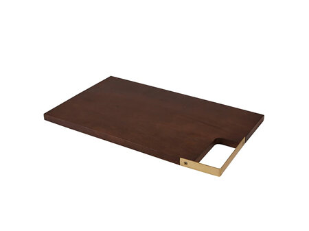 Wood & Brass Board - Rectangle