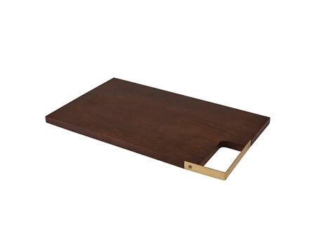 Wood & Brass Board - Rectangle