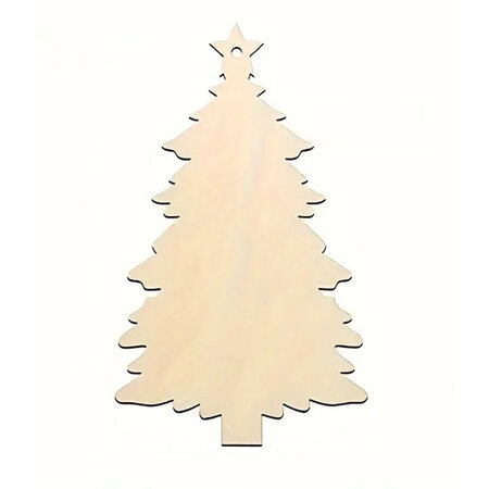 Wooden Christmas Shapes - Large