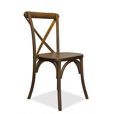 Wooden Cross Back Chair