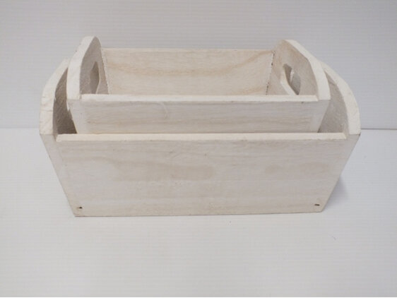 #wooden#container#tray#handles