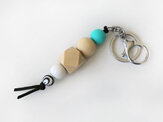 Wooden/silicone necklace designed & handmade  in Auckland, NZ