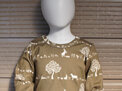 'Woodland Pals', 95% cotton knit, 1 piece 192cm long by 150cm wide