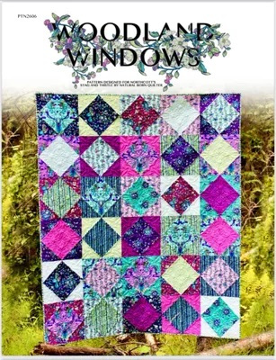 Woodland Windows Quilt from Natural Born Quilter