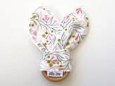 Woodlands bunny teether by Miss Izzy