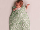 Woolbabe Mini Duvet Weight Bag Moss Wilderness 0-9 months baby