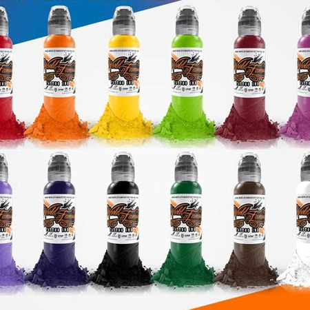 World Famous Tattoo Ink Single Colors