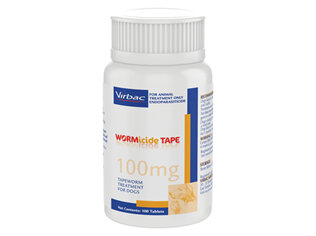 Wormicide tape tabs