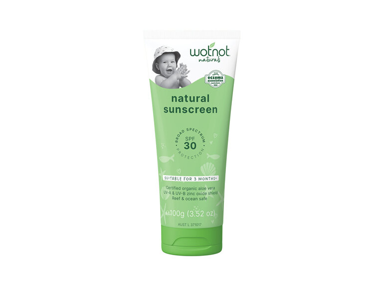 Wotnot Naturals Sunscreen for Baby SPF30+