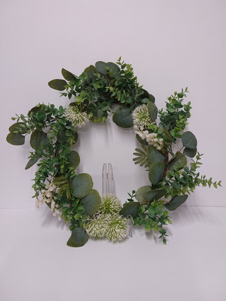 Wreath Eucalyptus & Allium Flower 4592