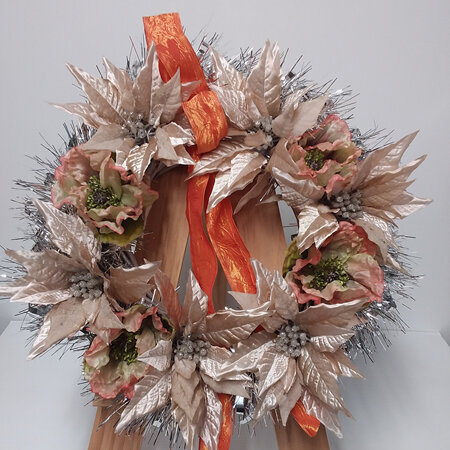 Wreath - Poppy Joy 2393