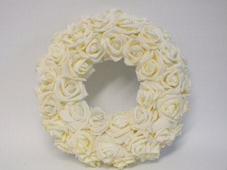 Wreath - Rose Ivory 4156