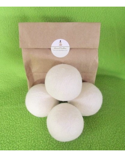 XLarge - 100% Pure Organic  New Zealand Wool Dryer Balls