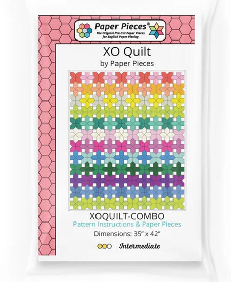 XO Quilt Pattern and Piece Pack by Paper Pieces