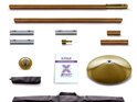 XPERT (NX) Pole Set - 45mm Brass