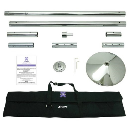 XPERT (NX) Pole Set - 45mm Chrome, Powder Coat, Silicone